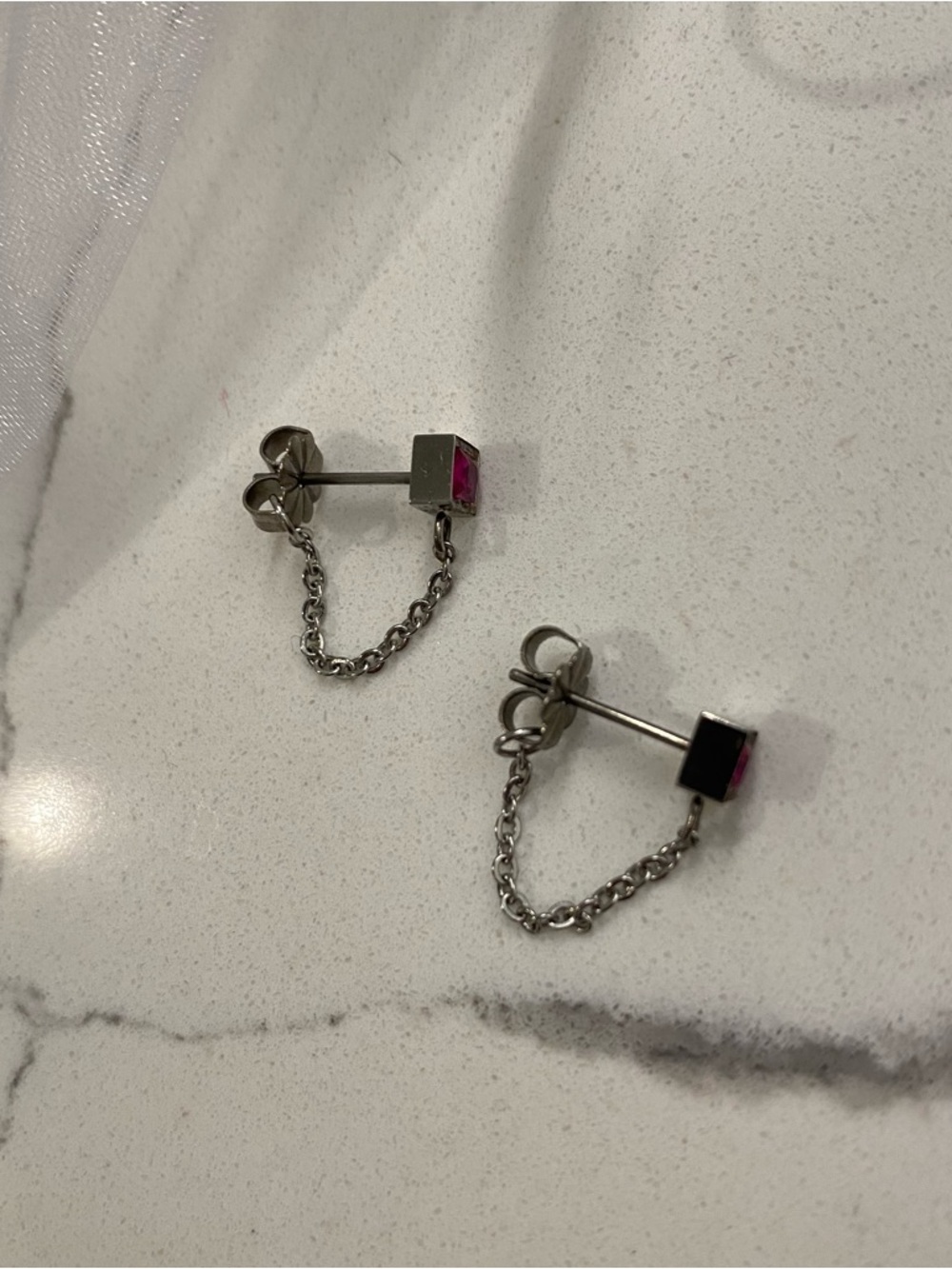 Tini Lux pure titanium earrings